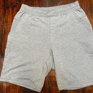 Mens Lululemon City Sweat 9in Sweatshorts Heather Gray